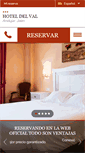 Mobile Screenshot of hoteldelval.es